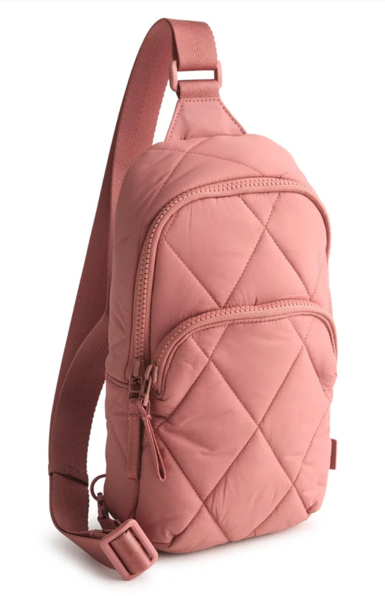 Lorman Sling Backpack -  Withered Rose - Vera Bradley