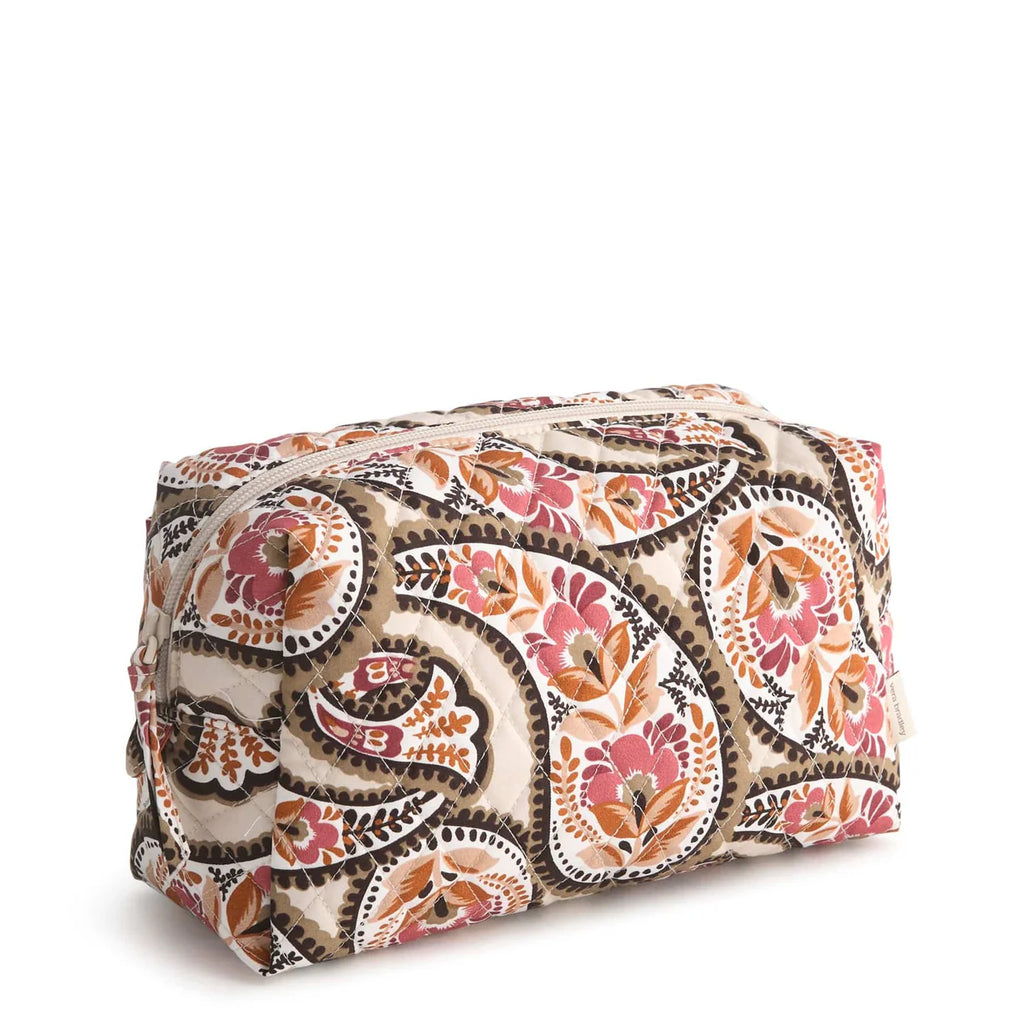 Large Cosmetic Bag   - Blooming Paisley  -Vera Bradley