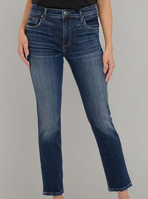 Reese High-Rise Fab Ab Ankle Straight Jeans for Women – Enchantment Colour – Blended KP160MB3 - KUT FROM THE KLOTH