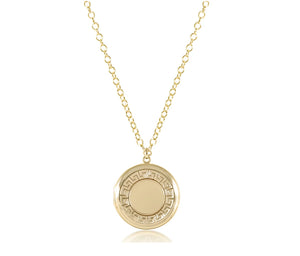 enewton - CHERISH MEDIUM GOLD TONE LOCKET NECKLACE
