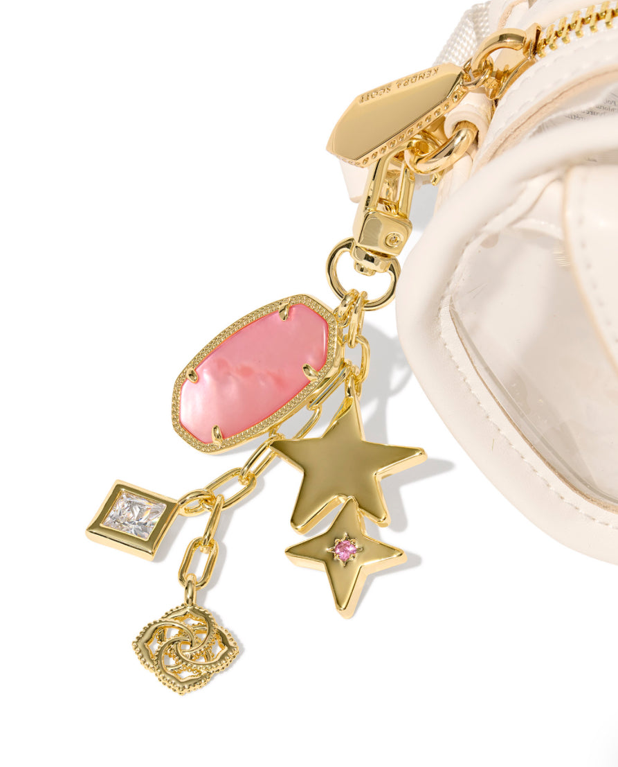 GAME DAY BAG CHARM -PINK MIX