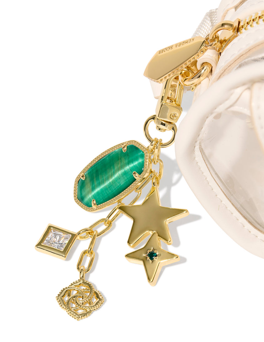 GAME DAY BAG CHARM -GREEN MIX