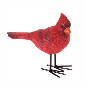 CARDINAL FIGURINE RESIN WITH METAL - 3 STYLES EACH SOLD SEPARATELY