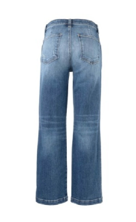 PATTIE HIGH RISE-STRAIGHT LEGS-BCK for Women – Enchantment Colour – RAZOR - KUT FROM THE KLOTH