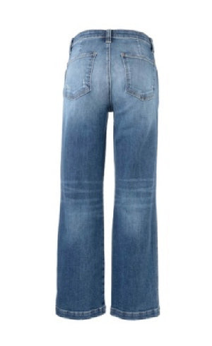 PATTIE HIGH RISE-STRAIGHT LEGS-BCK for Women – Enchantment Colour – RAZOR - KUT FROM THE KLOTH