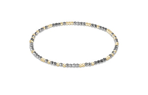 enewton - 7.25" Hope Unwritten Bright Silver Faceted Hematite 2mm Bead Bracelet (Copy)