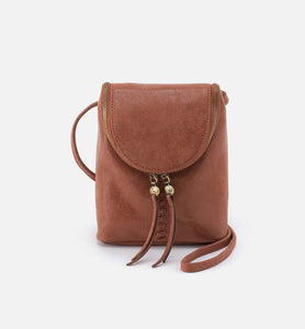 HOBO FERN CROSSBODY BURNISHED SADDLE