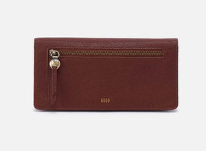 HUTTON LARGE WALLET - HOBO - BROWN BEAR