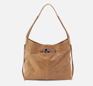 ROMY HOBO SHOULDER BAG - BUFFED LEATHER
