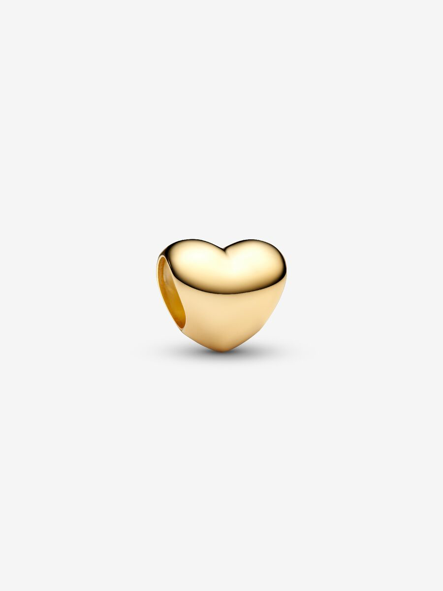 Pandora - Heart Mini Charm 14 karat gold plated 763998C00