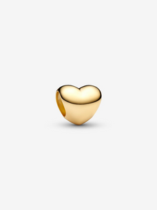 Pandora - Heart Mini Charm 14 karat gold plated 763998C00