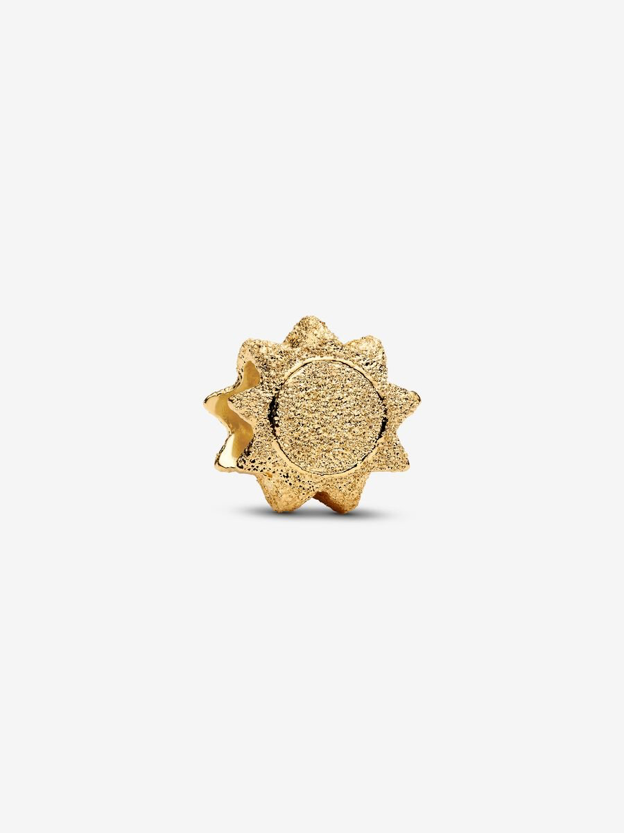Pandora - SUN Mini Charm 14 karat gold plated 764052C00