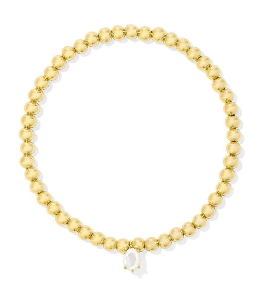 KENDRA SCOTT - CAILIN STRETCH BRACELET MOTHER OF PEARL