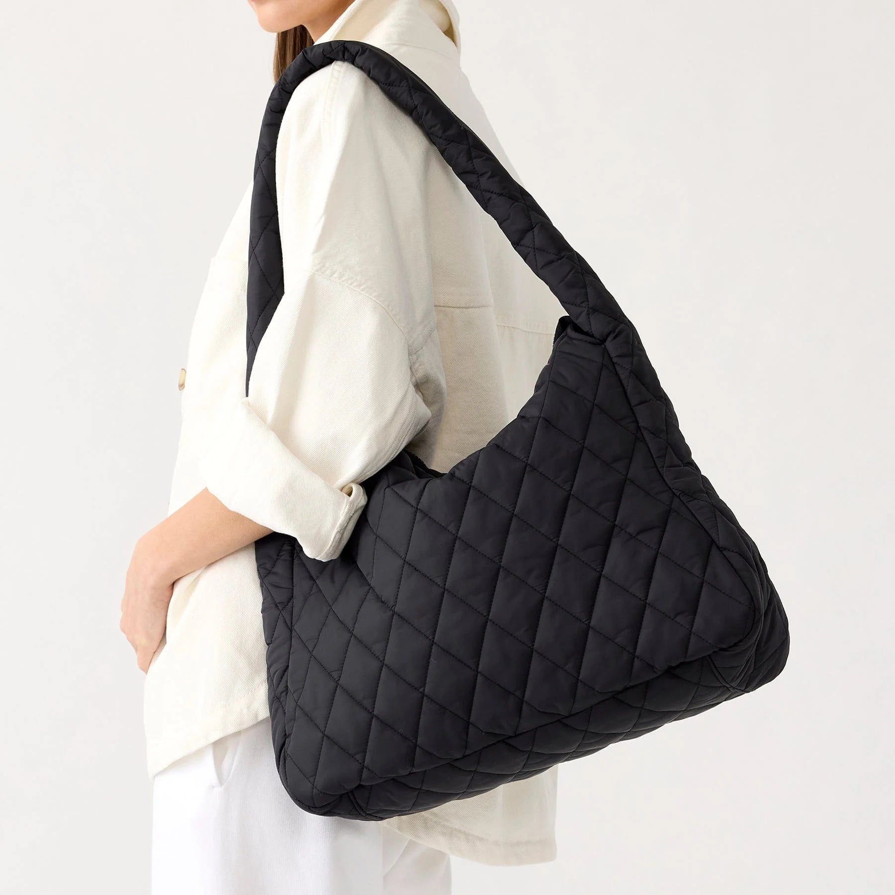 TIFTON HOBO TOTE BAG - MOONLESS NIGHT  - Vera Bradley