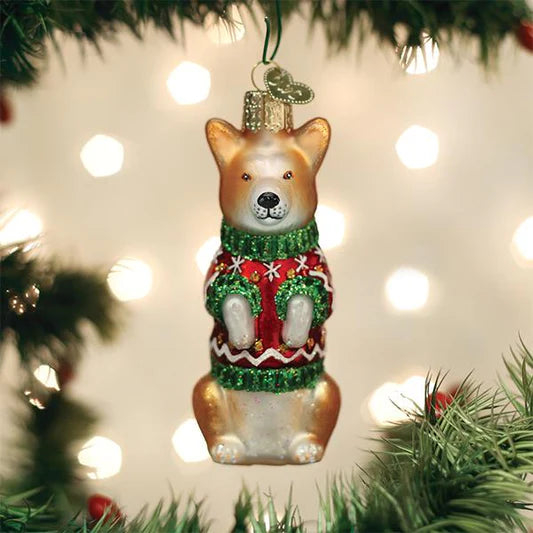 CHRISTMAS CORGI  - Old World Christmas