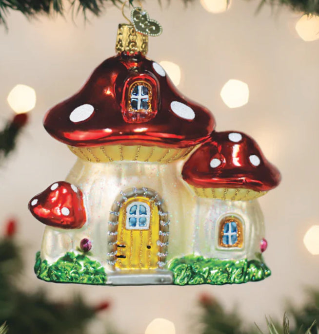 MUSHROOM HOUSE - Old World Christmas