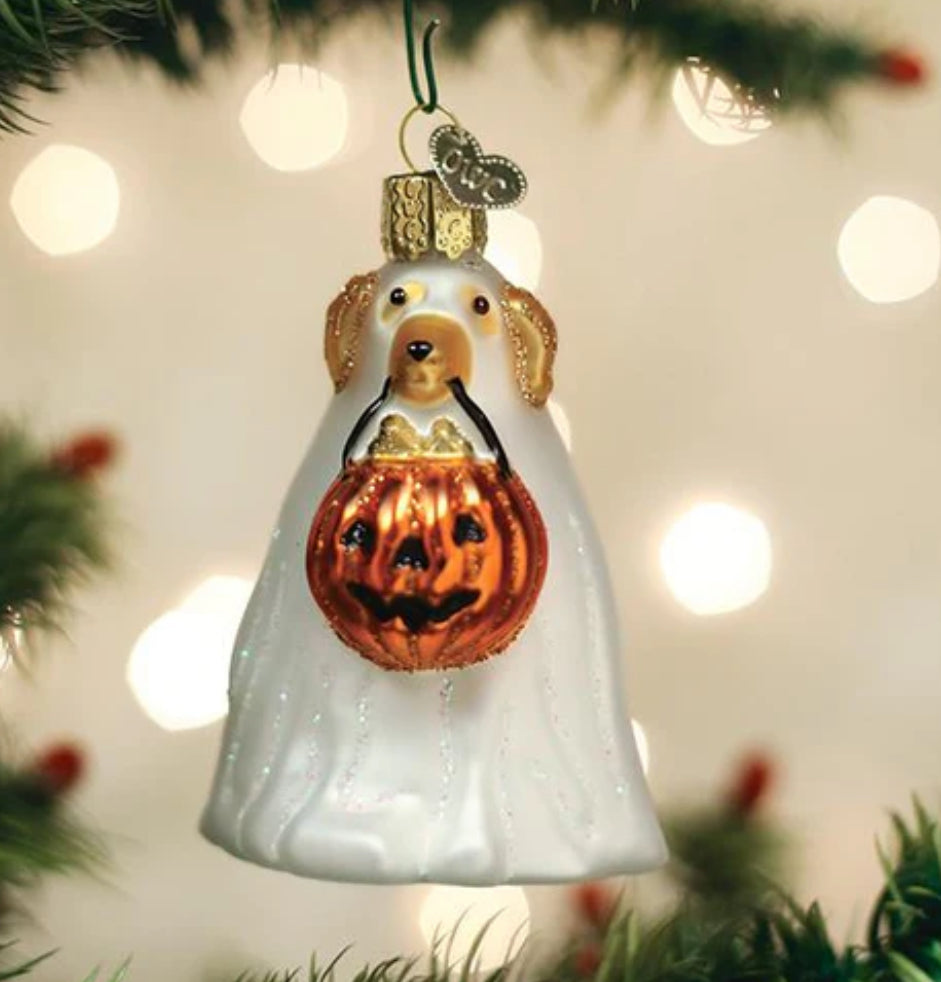 Trick-or-treat pooch Ornament - Old World Christmas