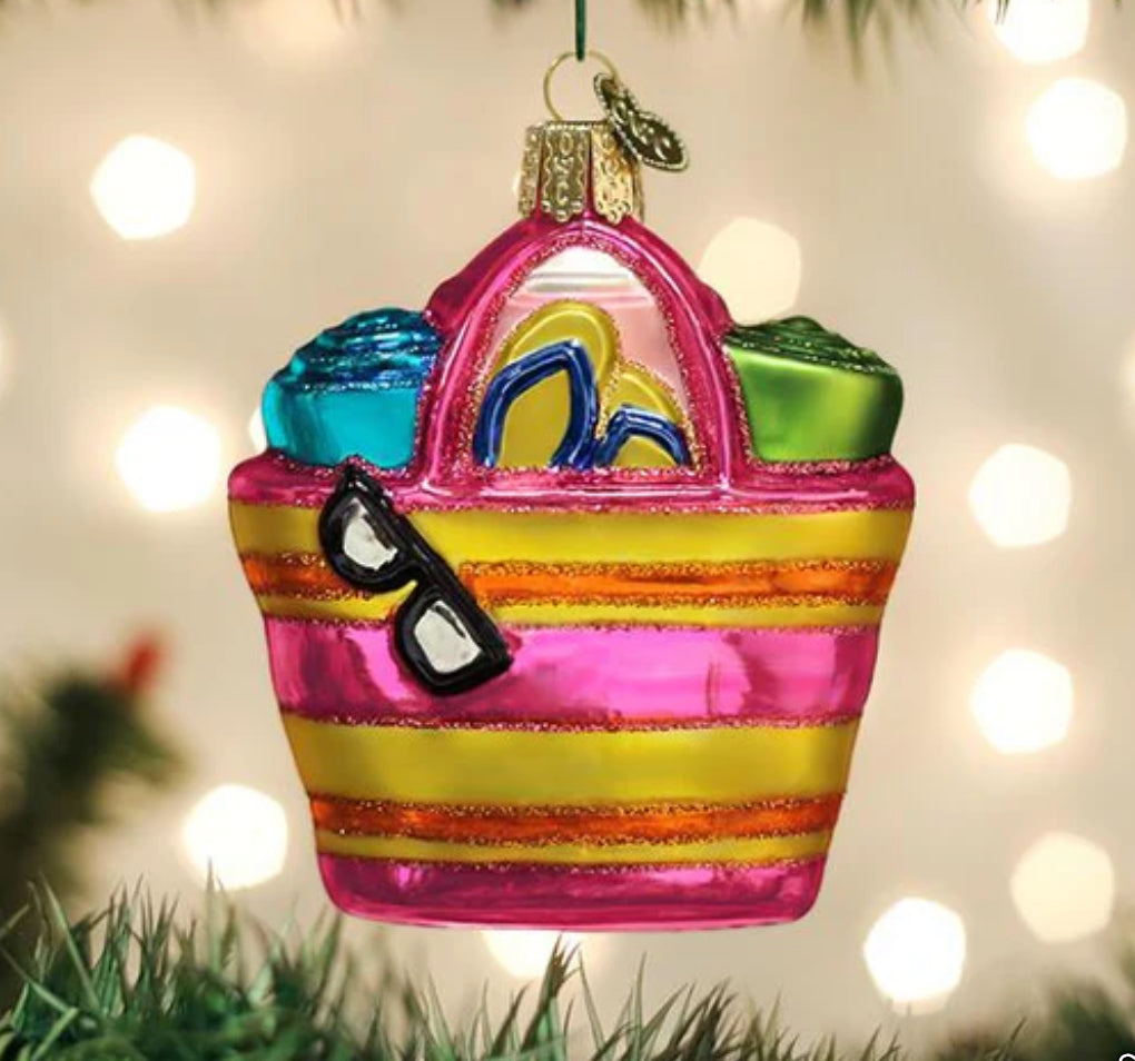 BEACH BAG - Old World Christmas