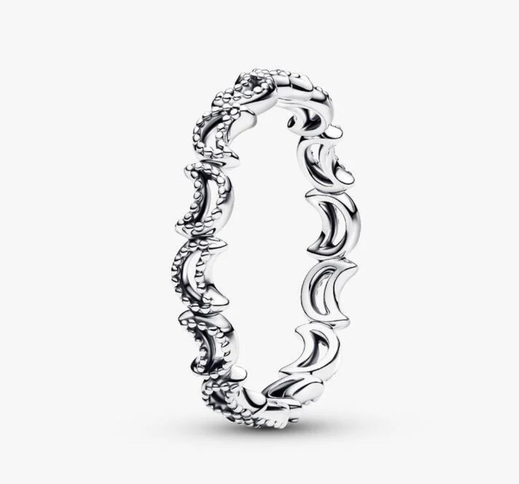 CRESCENT MOON RING - STERLING SILVER - PANDORA 194258C00