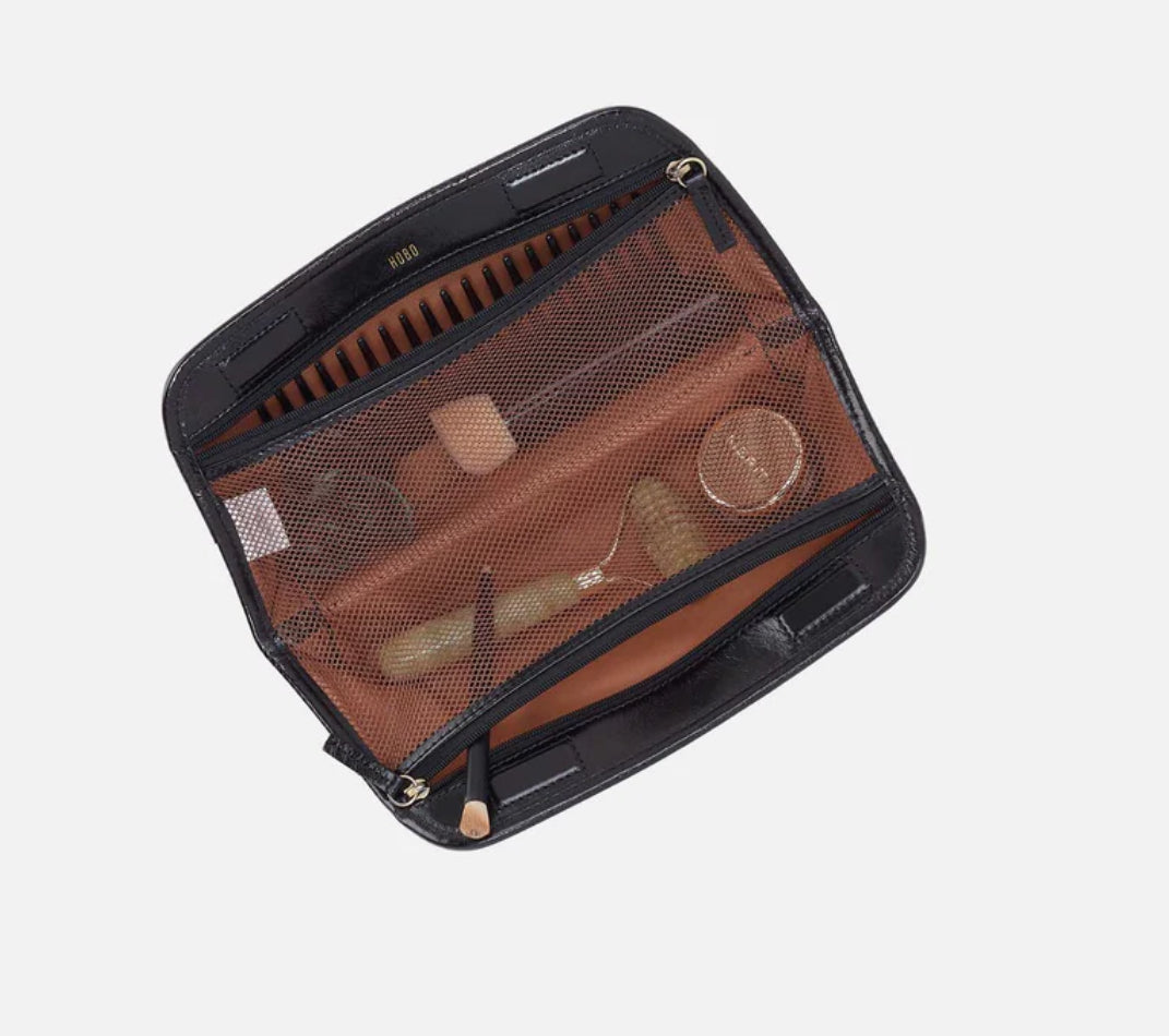 BEAUTY BRUSH CASE  - BLACK - HOBO