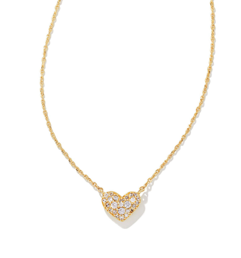ARI CRYSTAL PENDANT NECKLACE  -  GOLD TONE - KENDRA SCOTT