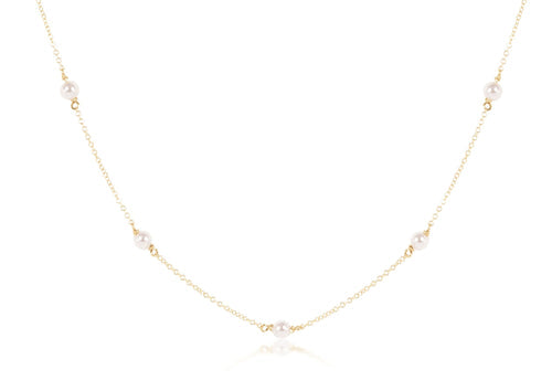 enewton - 15" Choker Simplicity Chain Gold - 3mm Gold