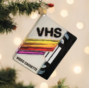 VHS Tape Ornament- Old World Christmas