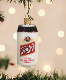 Schlitz Beer Can Ornament - Old World Christmas