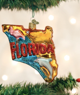State Of Florida Ornament - Old World Christmas