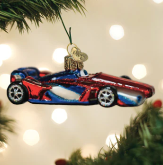 Racing Car Ornament- Old World Christmas
