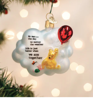 Winnie And Piglet Together Ornament - Old World Christmas