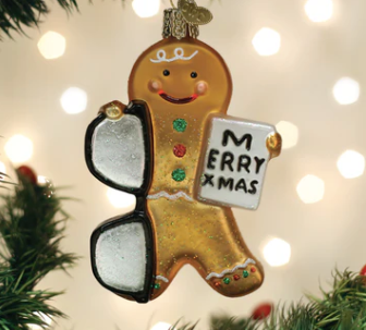Gingerbread Optometrist Ornament - Old World Christmas