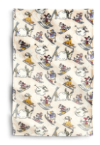 Disney Plush Throw Blanket - Downhill Skiing Mickey and Friends - Vera Bradley