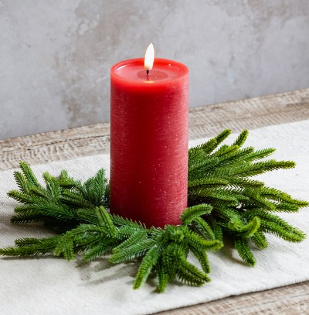 6.5" PINE CANDLE RING