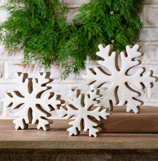 SPARKLE SNOWFLAKES - EACH SOLD SEPARATELY