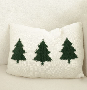 16X24 TRIPLE TREE CROCHET PILLOW