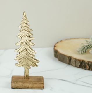 12.5" GOLD TREE TABLE TOP