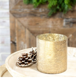 GOLD FOIL VASE