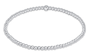 enewton - 6.25" Classic Sterling 2 mm Bead Bracelet