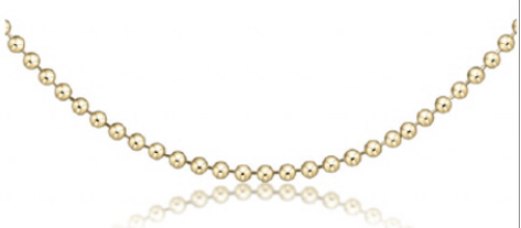 enewton - 17” Choker Classic Beaded Chain - Gold