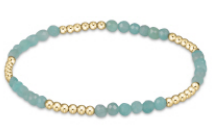 enewton - 6.25" Amazonite Blissful Pattern 2.5mm Bead Bracelet