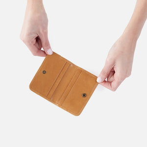 Jill Mini Wallet- Natural