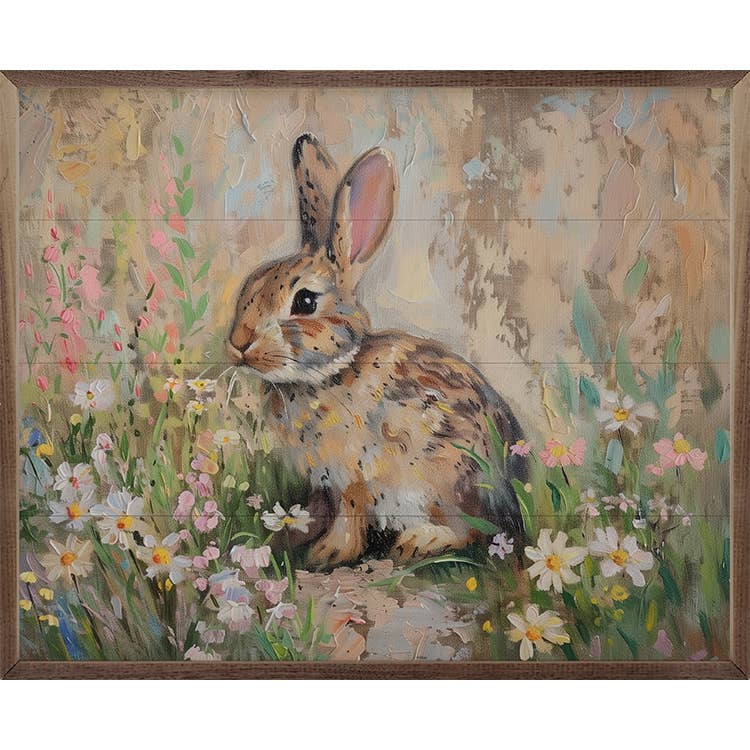 Spring Bunny By Nina Art: 10x8