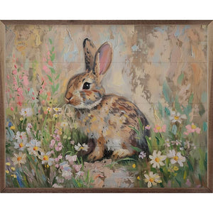 Spring Bunny By Nina Art: 10x8