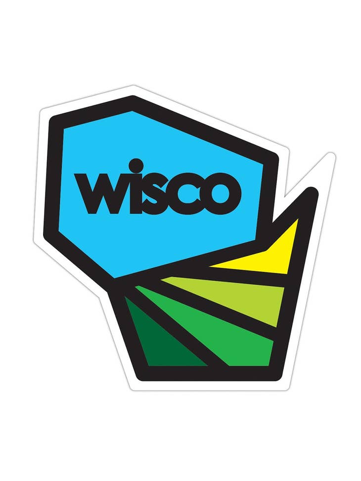 Wisco State Sticker