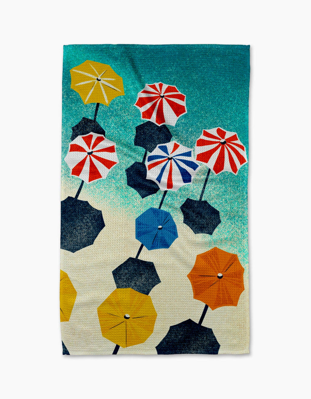 Dancing Umbrellas Tea Towel