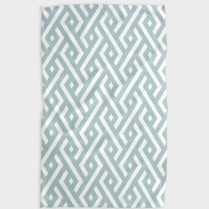 Geometry - Water Ways Kitchen Tea Towel