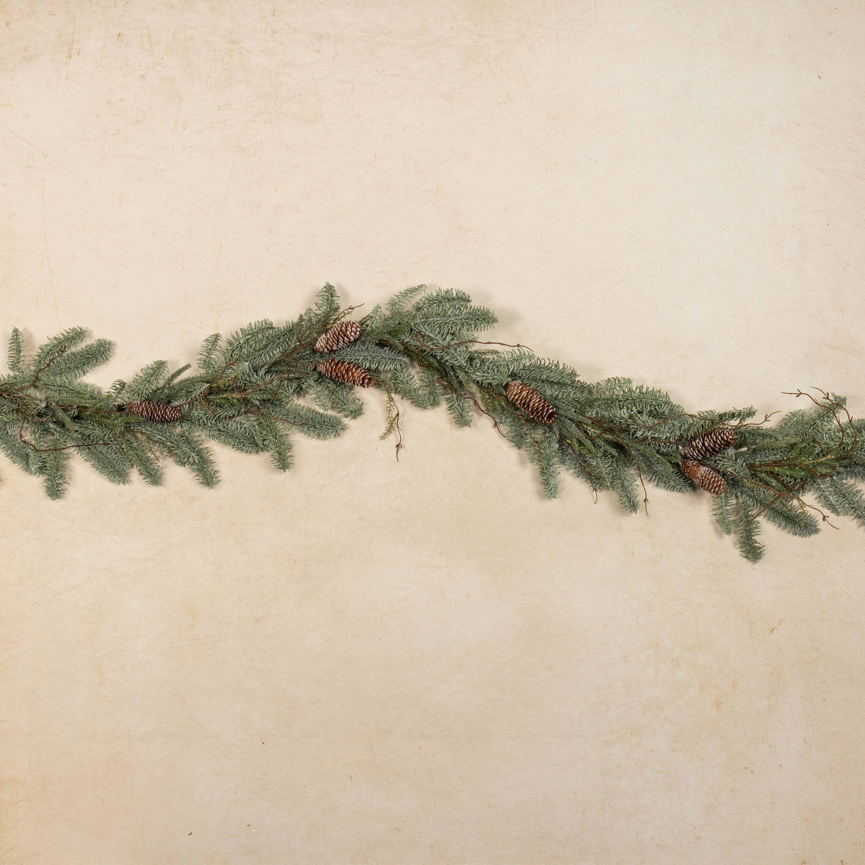 6' ICY HEMLOCK & PINE GARLAND
