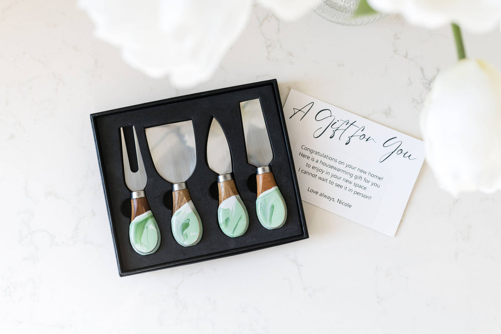 Mojito - the essence of spring: Mojito / Resin Cheese Knife Set
