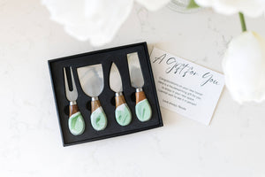 Mojito - the essence of spring: Mojito / Resin Cheese Knife Set
